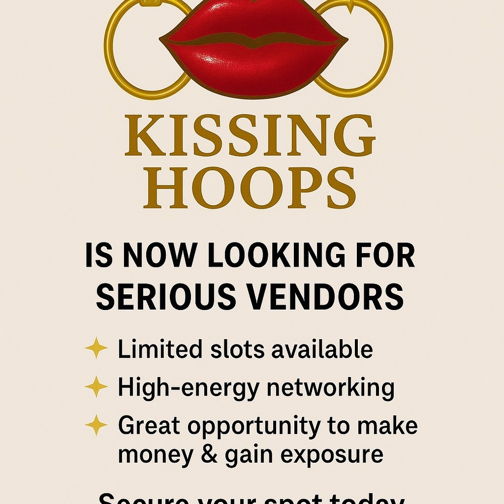 Kissing Hoops Vendor Opportunity Poster